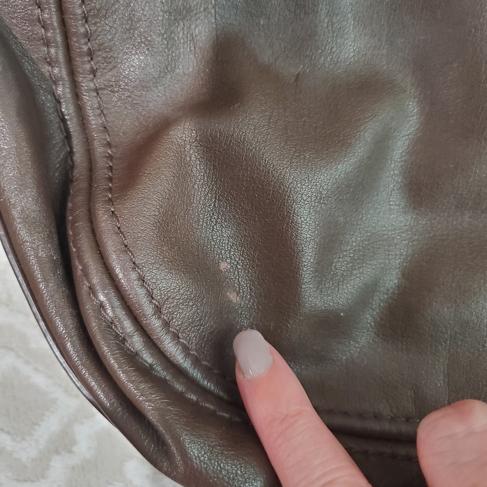 Coach Dark Brown Leather Crossbody Bag - Picture 7 of 9